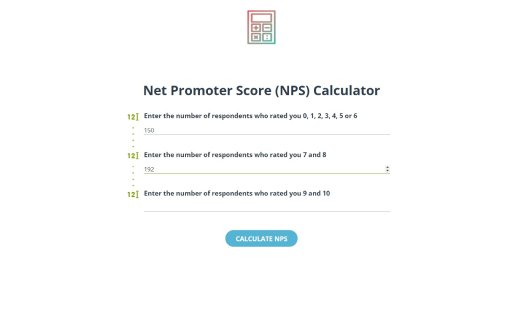Net Promoter Score Calculator