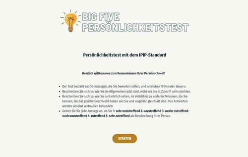 Big-Five-Persönlichkeitstest