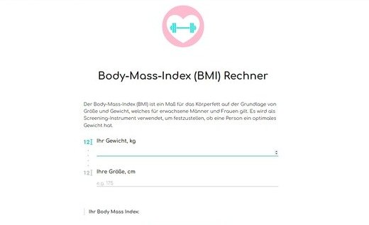 BMI Rechner