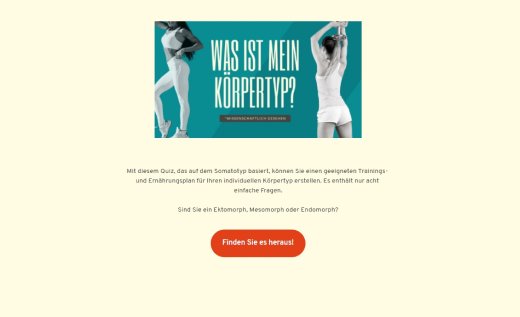 Körpertyp-Test