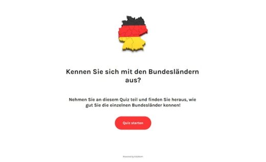 Bundesländer-Quiz mit Timer