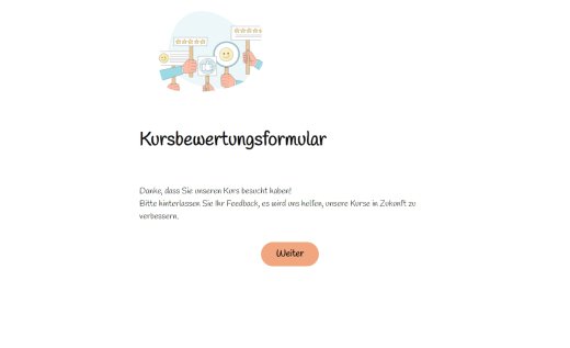 Kursbewertungsfragebogen