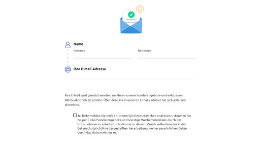 Newsletter-Anmeldung