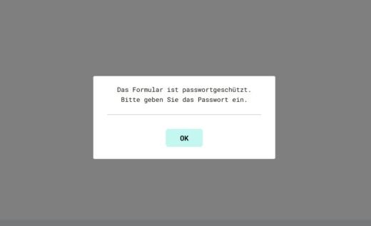 Mitarbeiterbewertung mit Passwort