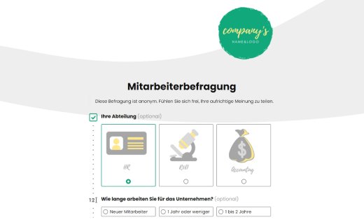 Mitarbeiterzufriedenheit-Fragebogen