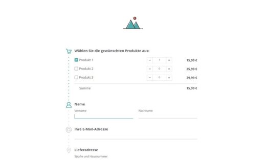 Einfaches Bestellformular