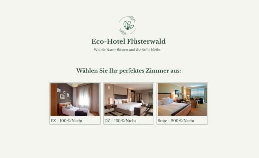 Hotel-Reservierungsformular