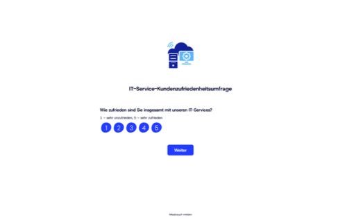 IT-Zufriedenheitsumfrage