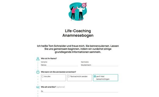 Life-Coaching-Anamnesebogen