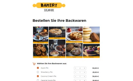 Online-Bäckerei - FREE