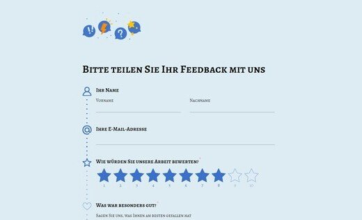 Einfaches Feedback-Formular