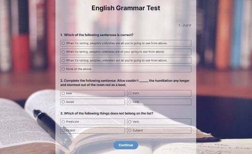 Grammatik-Test