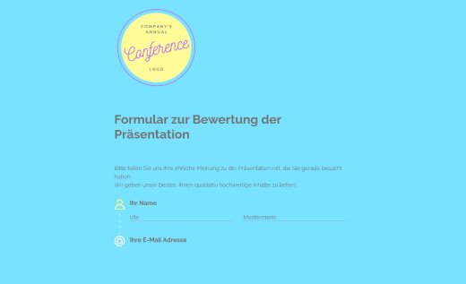 Präsentations-Bewertungsbogen