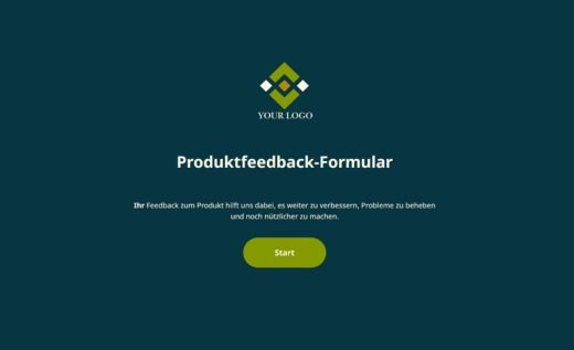 Produktfeedback-Umfrage