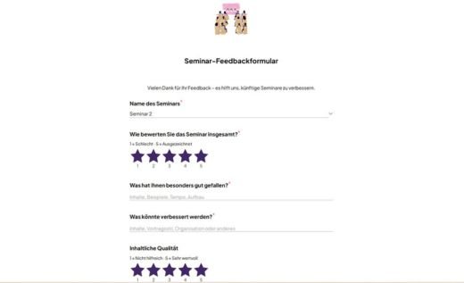 Seminar-Feedbackbogen