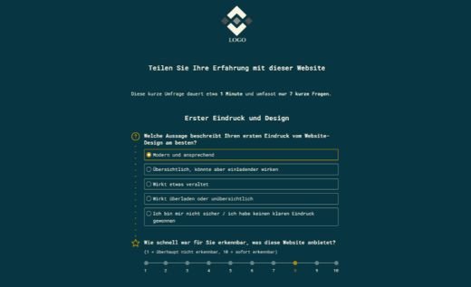 Website-Feedbackformular