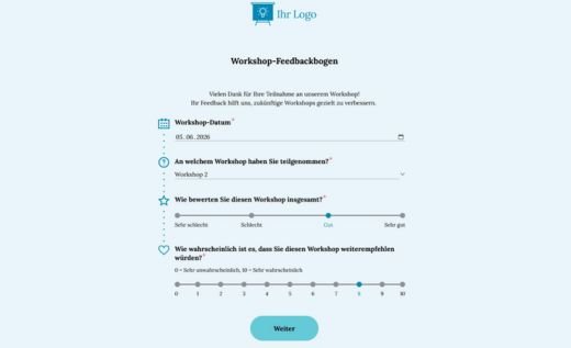 Workshop-Feedbackbogen