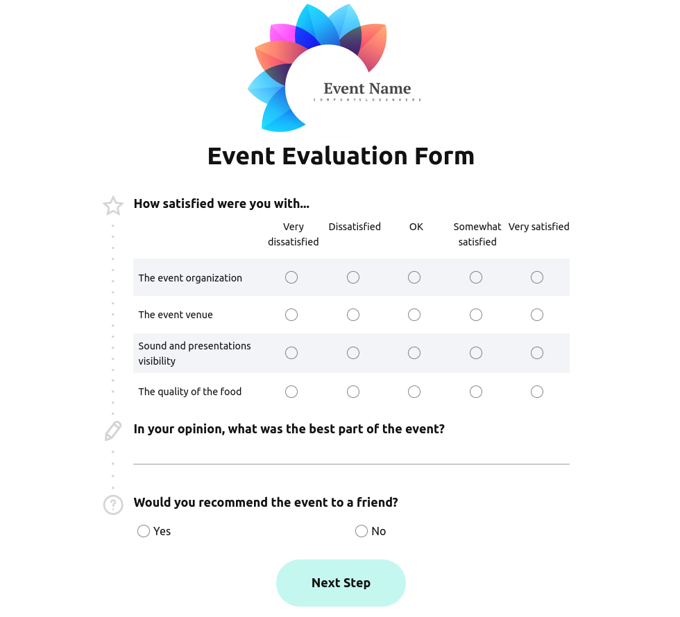 Event — Event feedback forms
