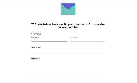 Formulaire de contact de base