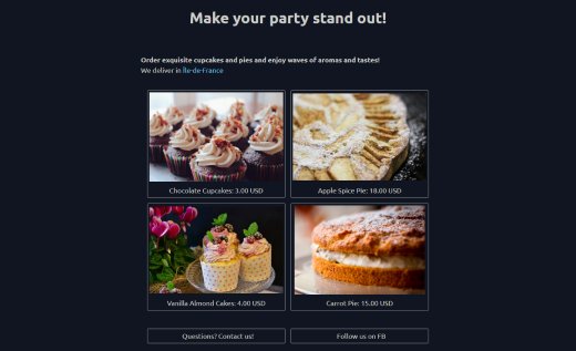 Formulaire de commande Instagram