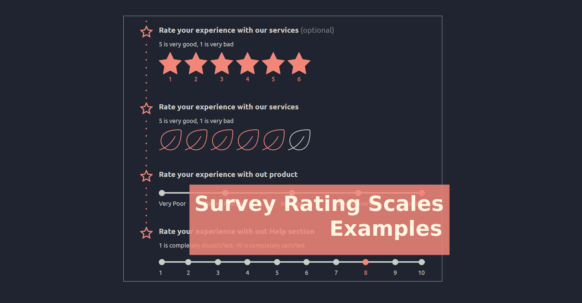 20 Free Ready-Made Survey Rating Scale Examples