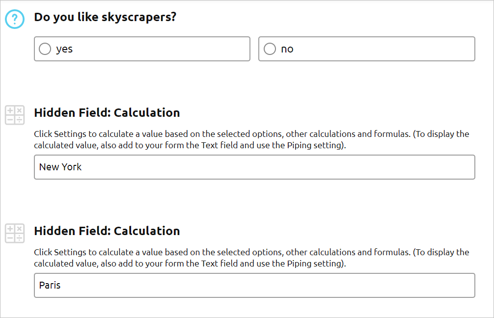 How to Use the Calculation field