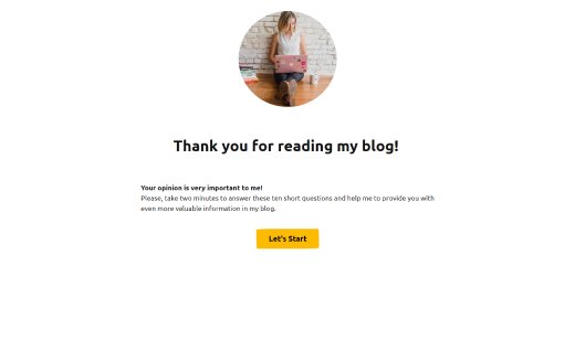 Blog Evaluation Form