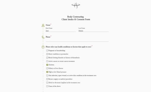 Body Contouring Consent Form