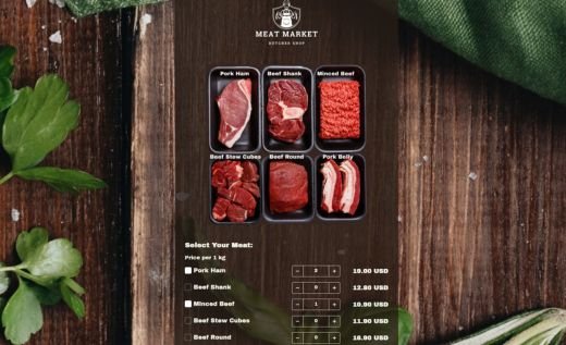 Butcher Shop Order Form