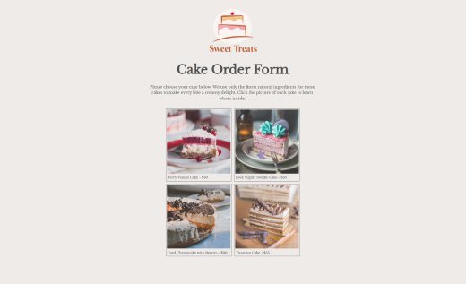 Cake Order Form