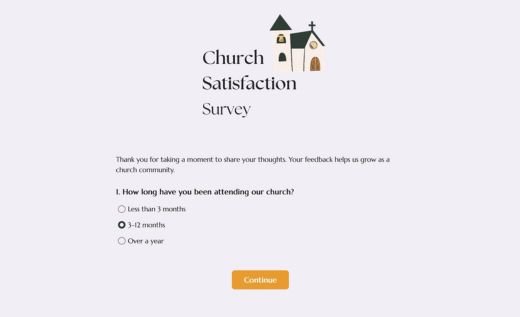 Church Satisfaction Survey