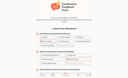 Conference Feedback Survey