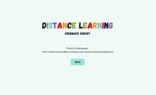 Distance Learning Feedback Survey