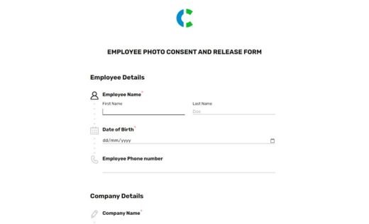 Employee Photo Release Form