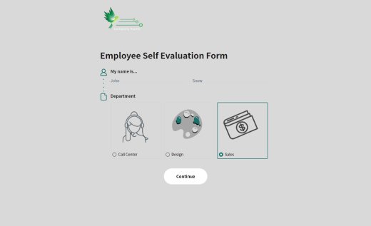 Employee Self Evaluation Form