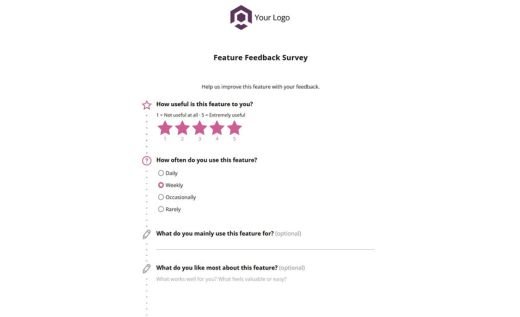 Feature Feedback Survey
