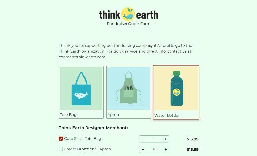 Fundraiser Order Form