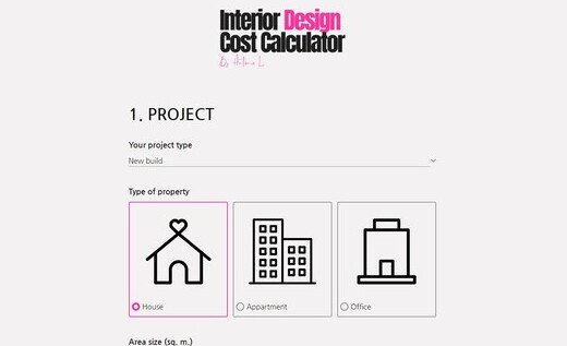 Interior Design Cost Calculator