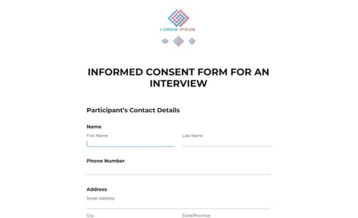 Interview Consent Form