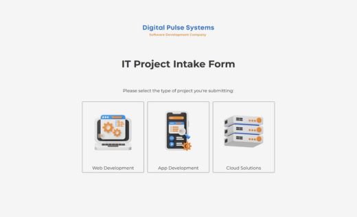 Project Intake Form