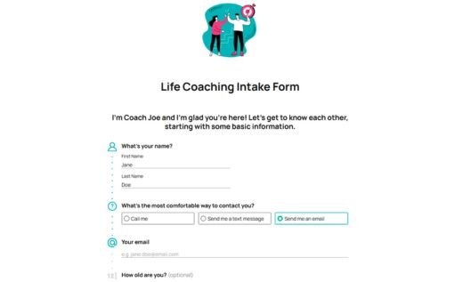 Coaching Intake Form