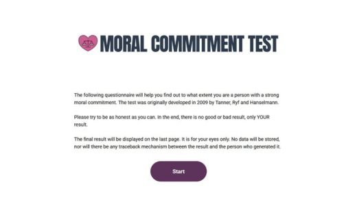 Morality Test