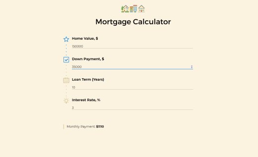 Mortgage Calculator with Lead Generation