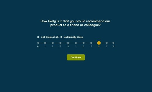 Net Promoter Score Survey