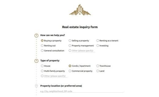 Real Estate Client Intake Form