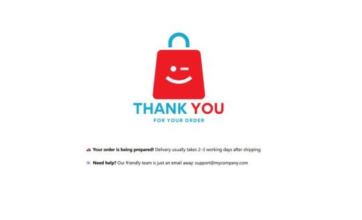 Thank You for Your Order