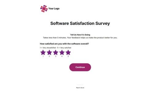 Software Satisfaction Survey
