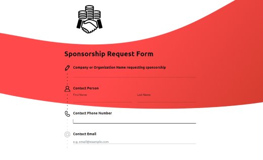 Sponsorship Request Form