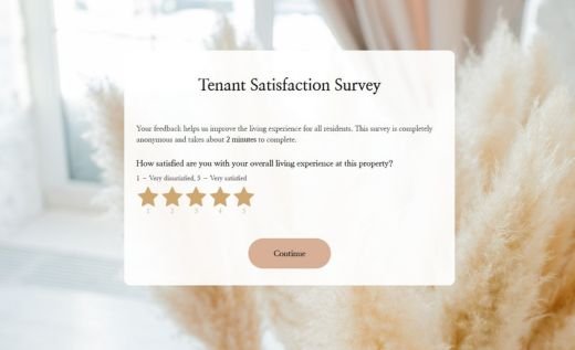 Tenant Satisfaction Survey