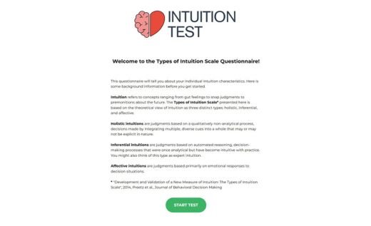 Types of Intuition Scale